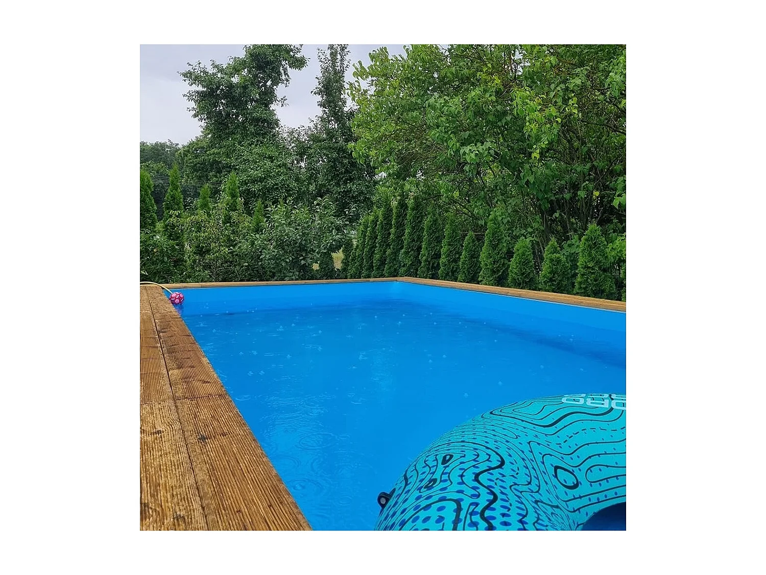 Piscina in legno Aqua 8.5x4.35 - H.1.45 m con profilo da cementare - BAS7309OSPI - ALTANKA