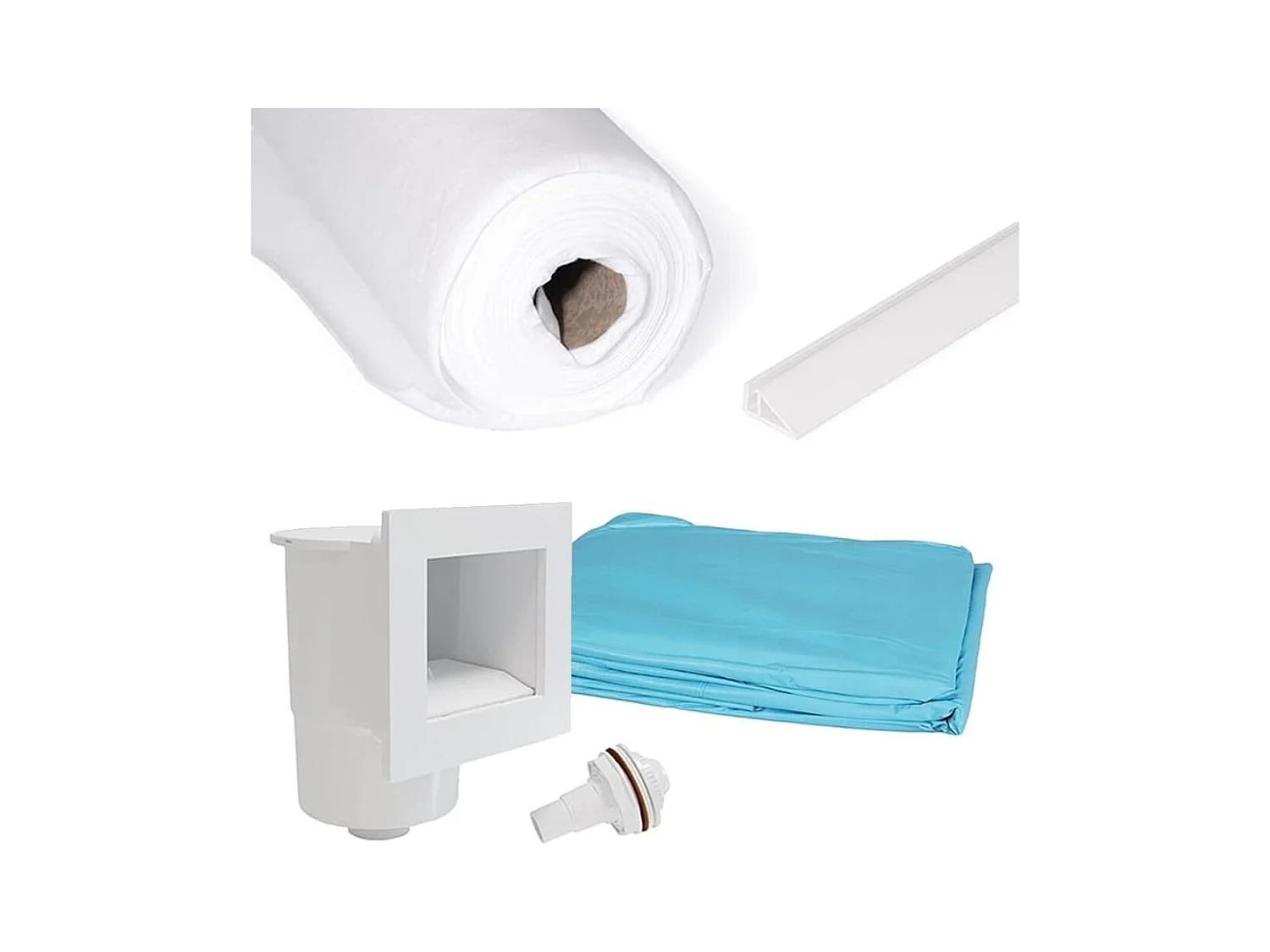 Piscine en bois Aqua 8.5x4.35 - H.1.45 m fixations à sceller - BAS7309OSPI+SZA - ALTANKA