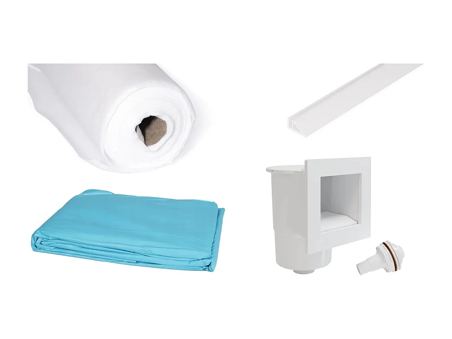 Piscina in legno 6.57x4.07 - H.1.20 m su profilo da cementare - BAS748OSPI+SZA - ALTANKA