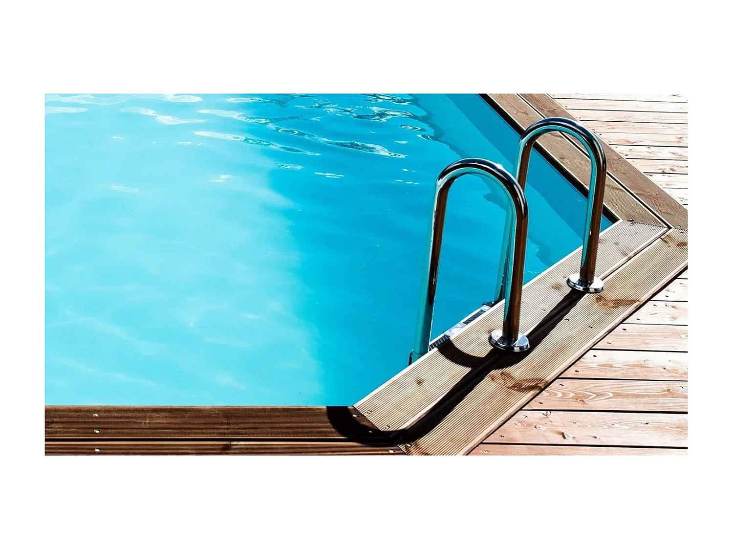 Piscina in legno 6.57x4.07 - H.1.2 m su profilo da cementare - BAS748OSPI+SZA - ALTANKA
