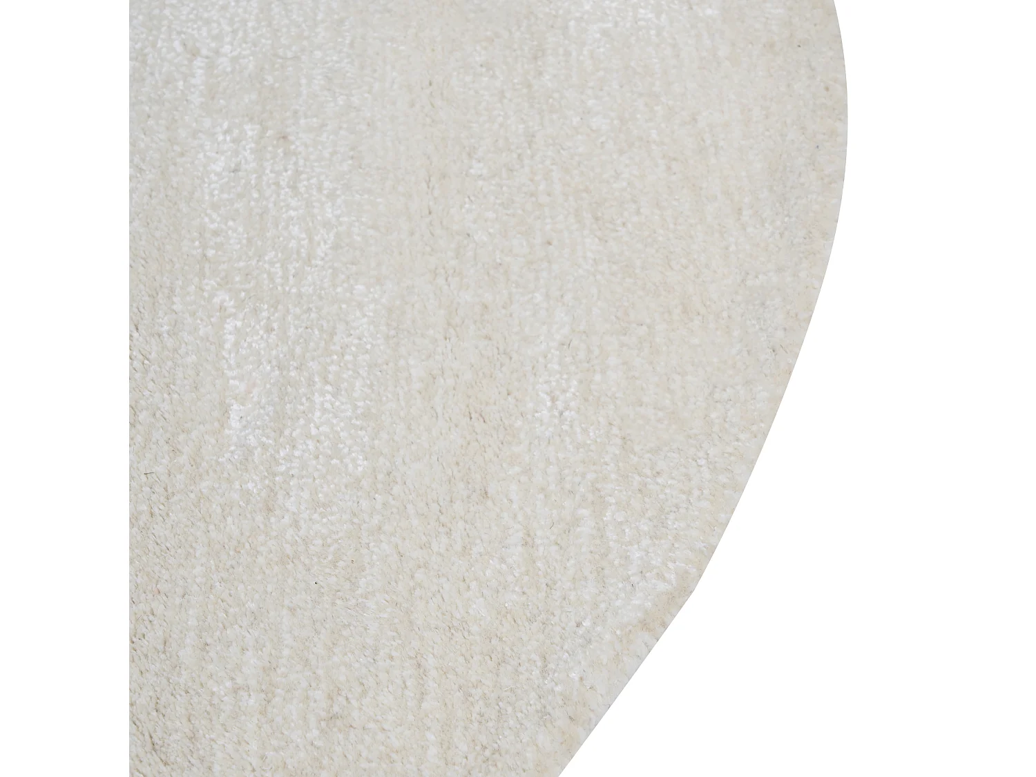 Teppich Viskose hellbeige 160 x 230 cm Kurzflor MASSO