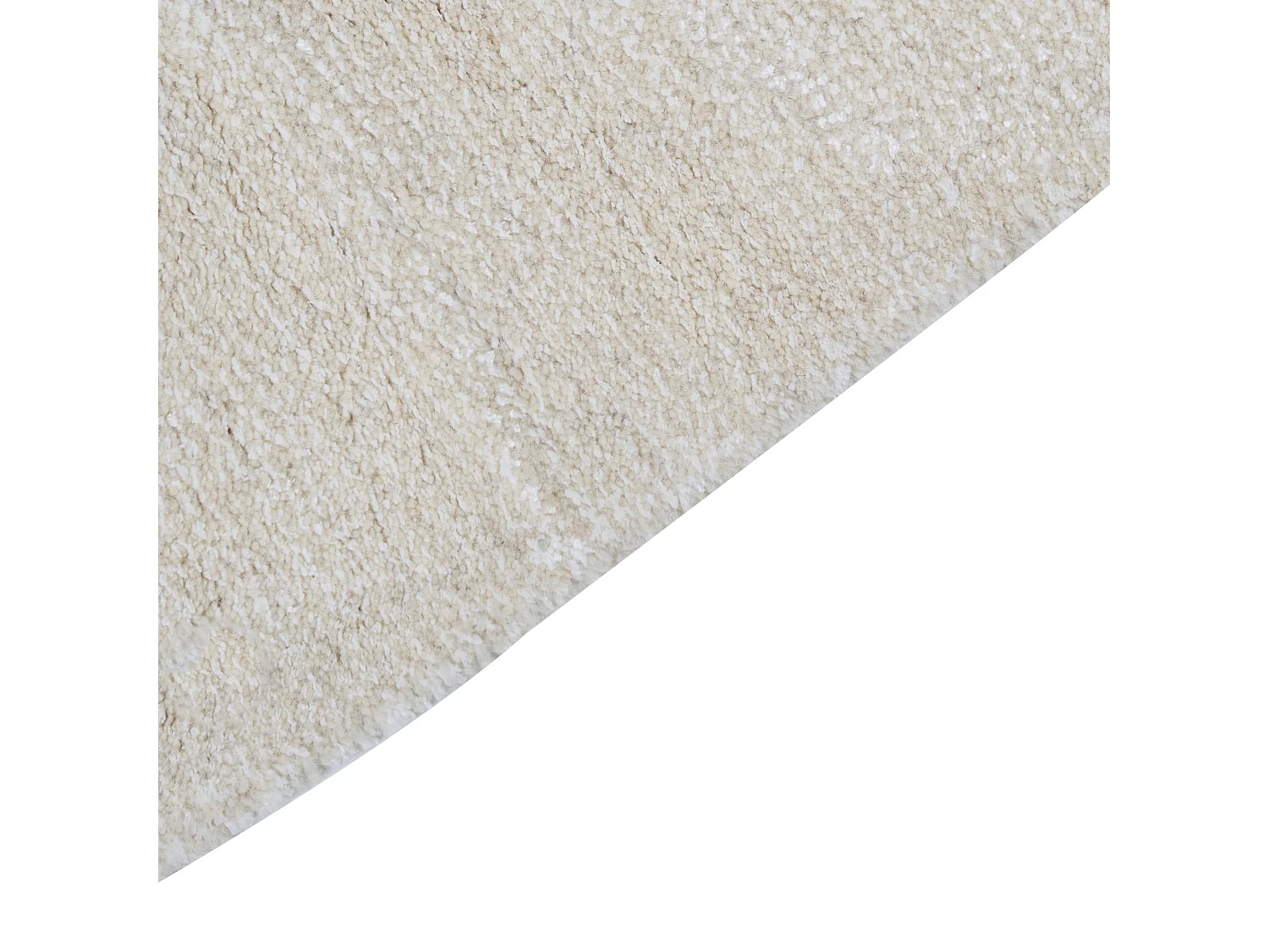 Teppich Viskose hellbeige 160 x 230 cm Kurzflor MASSO