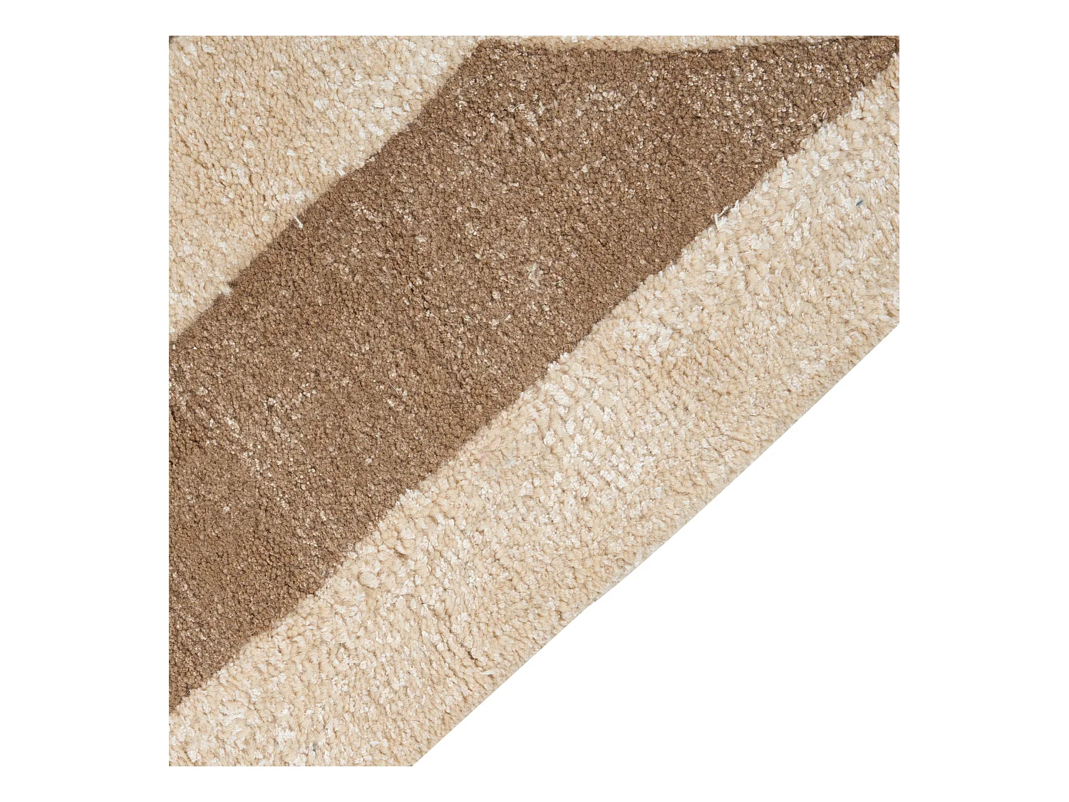 Vloerkleed viscose beige/bruin 160 x 230 cm MAHRIN