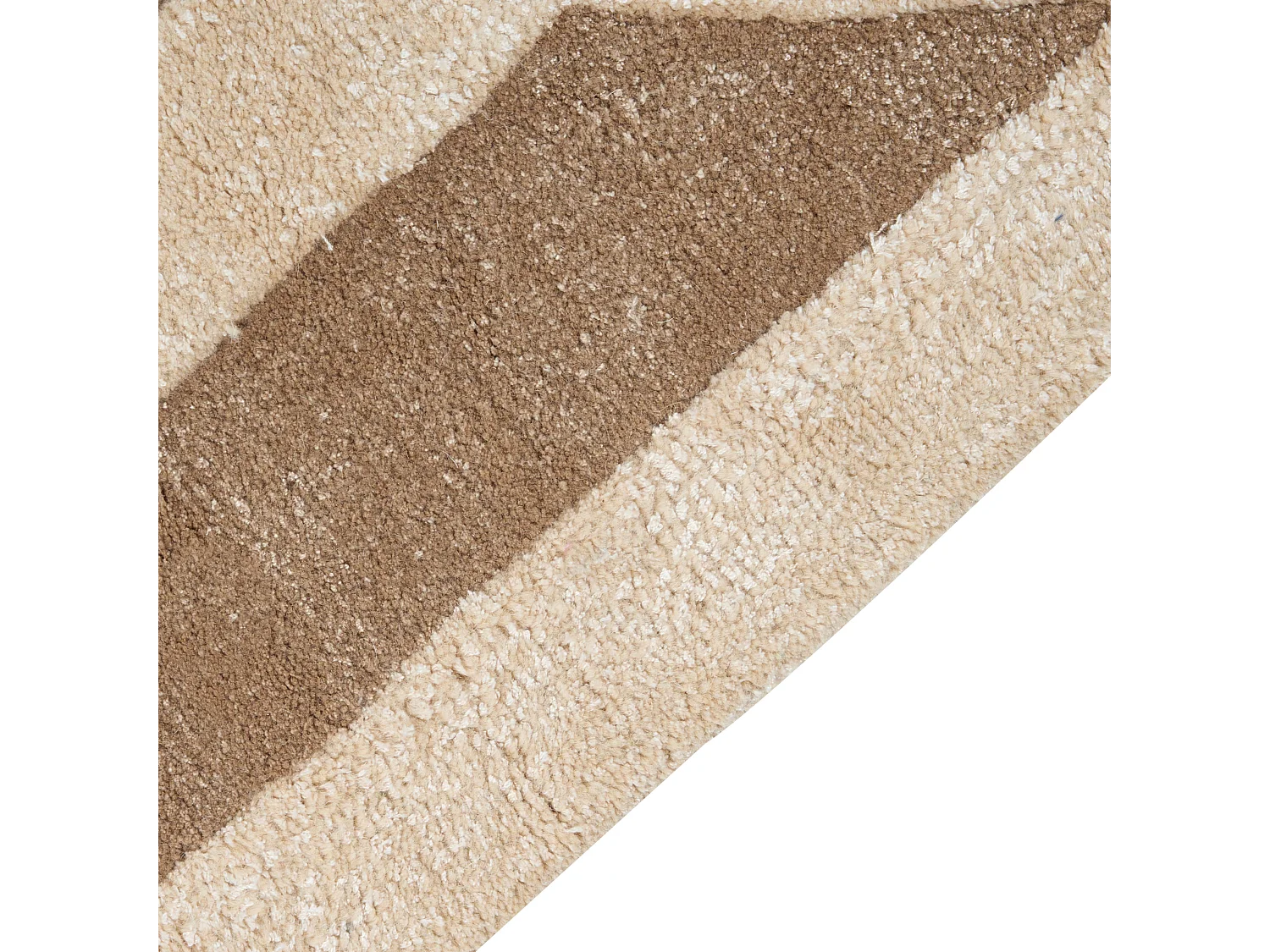 Vloerkleed viscose beige/bruin 160 x 230 cm MAHRIN