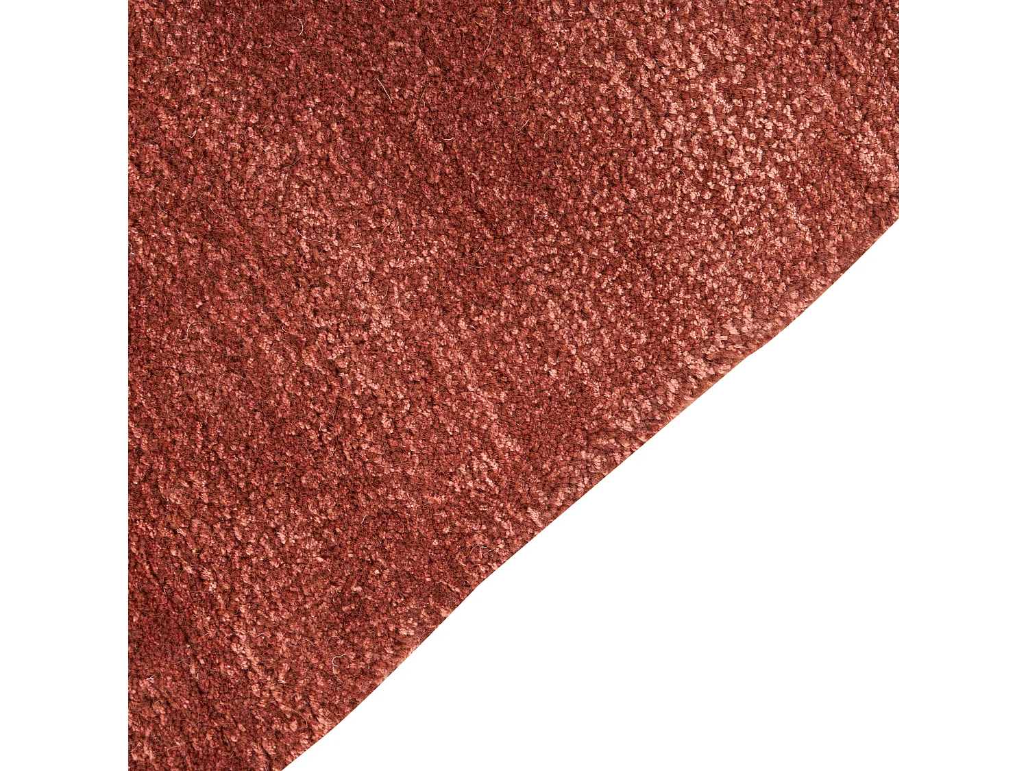 Tappeto viscosa rosso scuro 160 x 230 cm TANDO