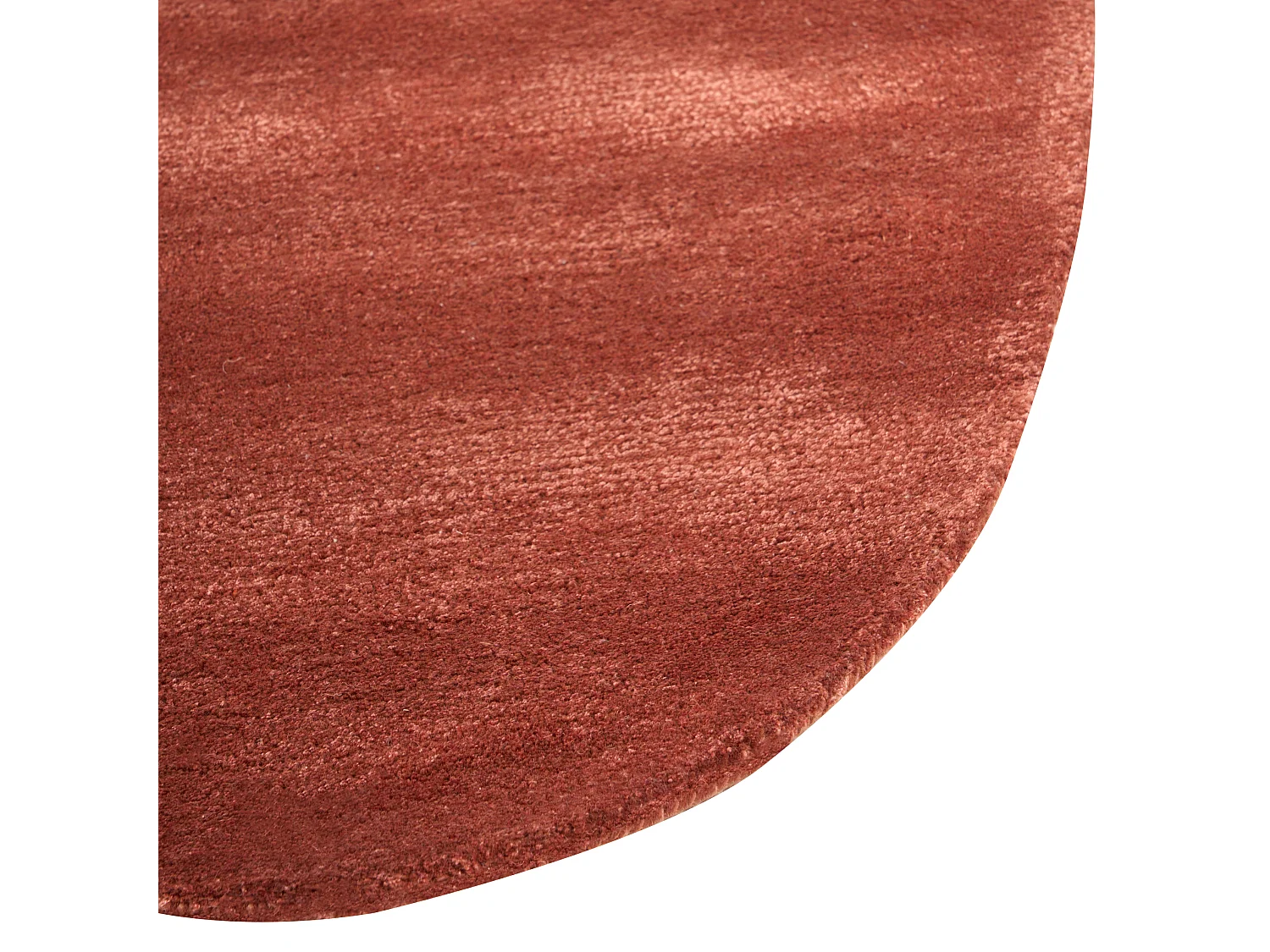 Tappeto viscosa rosso scuro 160 x 230 cm TANDO