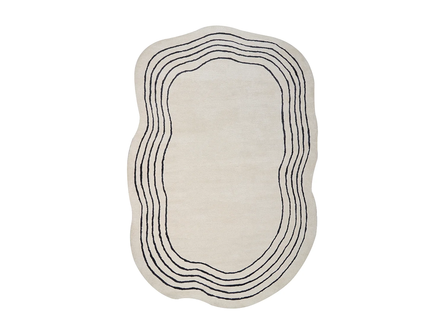 Tapis RAMZAN Beige 200 x 300 cm Soie artificielle