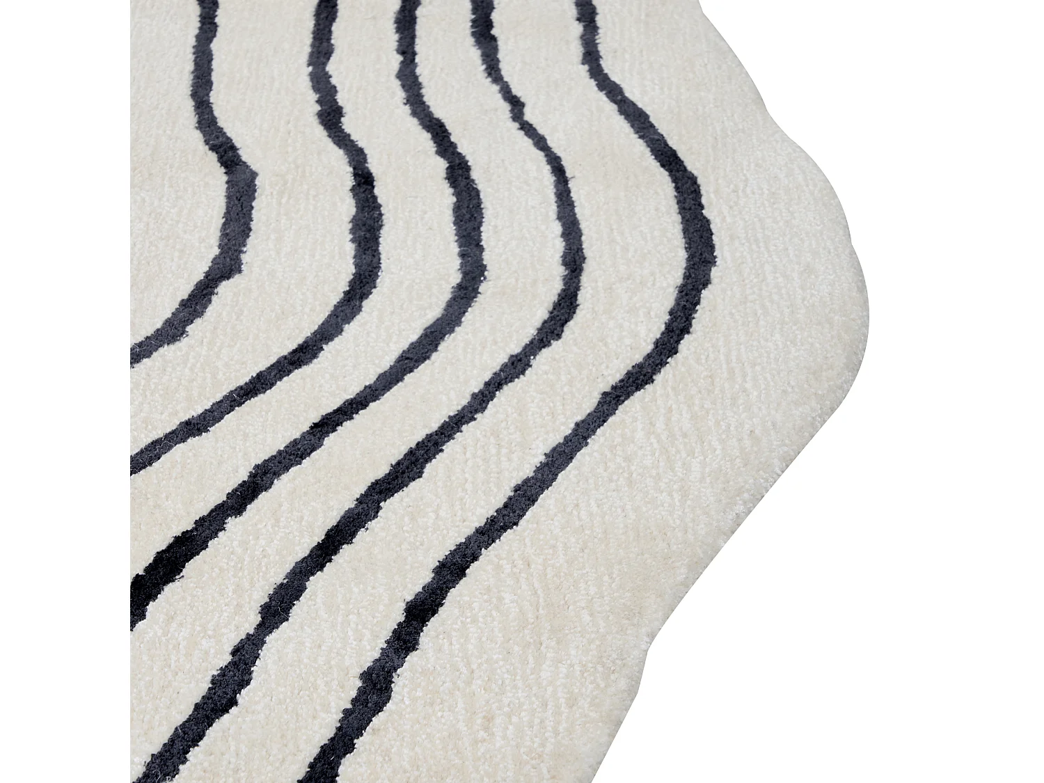 Alfombra de viscosa beige 200 x 300 cm RAMZAN