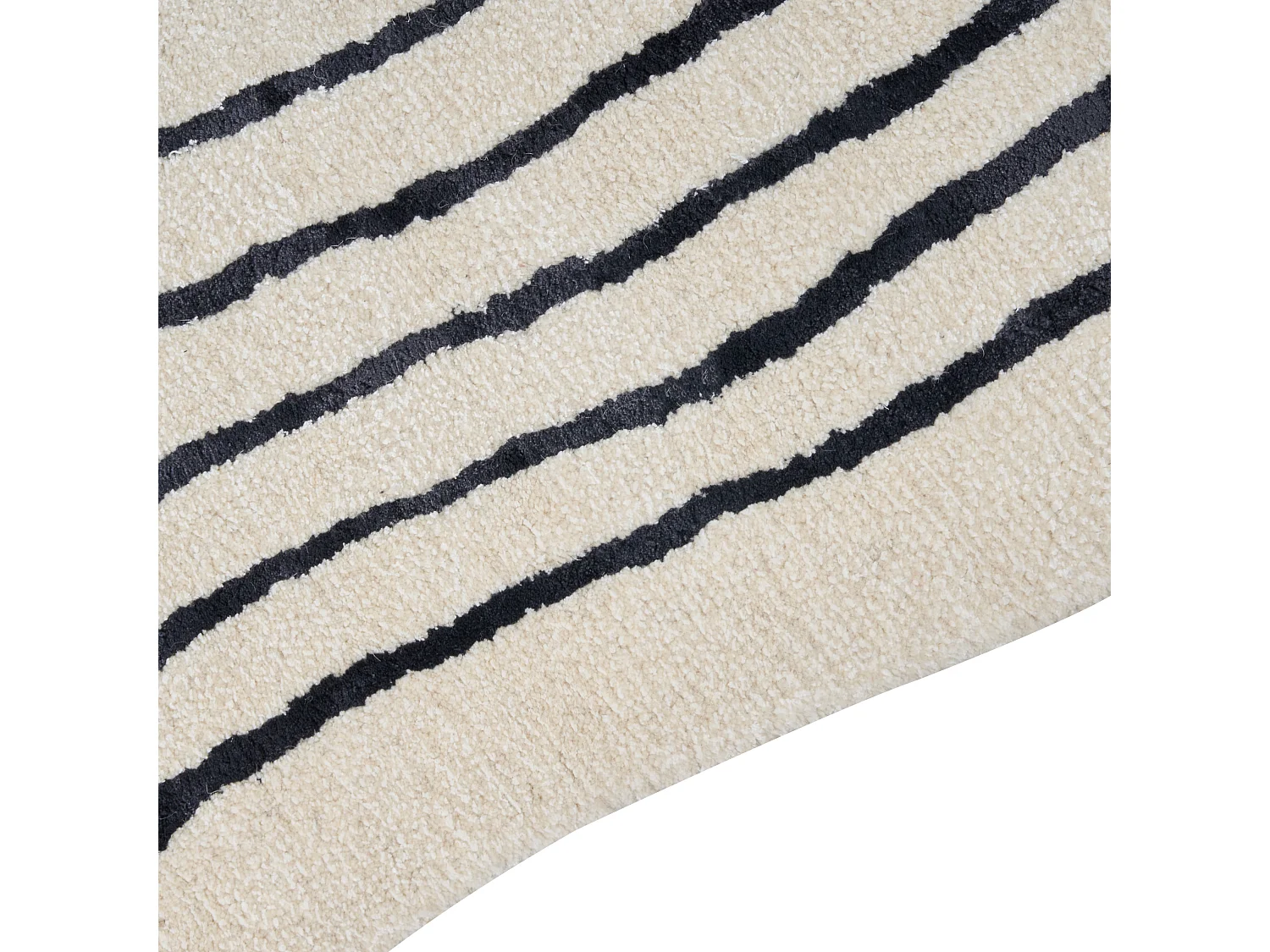 Alfombra de viscosa beige 200 x 300 cm RAMZAN