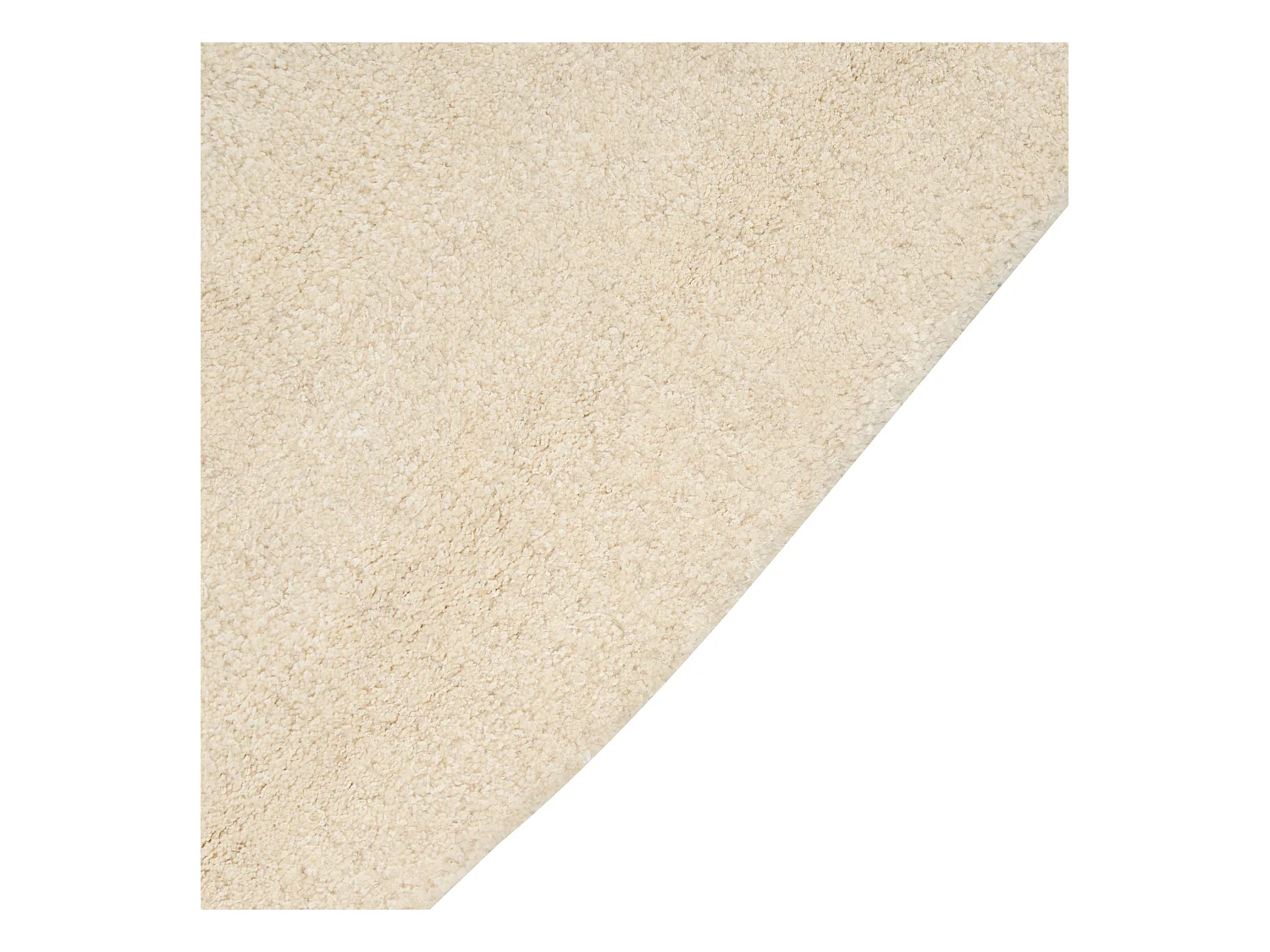 Vloerkleed viscose beige 160 x 160 cm GORANO