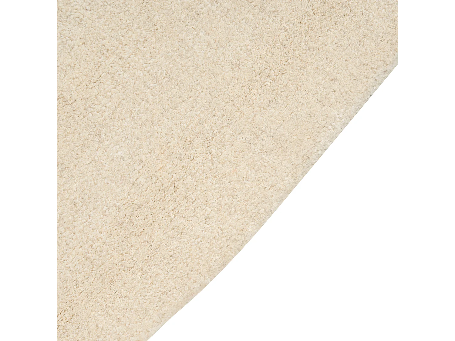 Vloerkleed viscose beige 160 x 160 cm GORANO