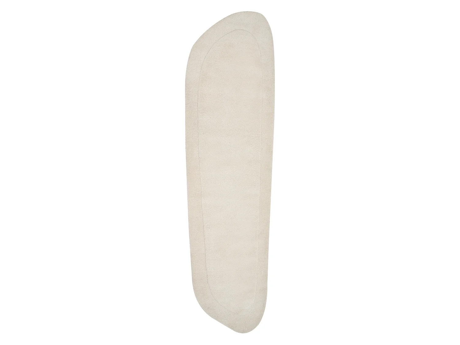 Rug BERANI Light Beige 80 x 250 cm Viscose