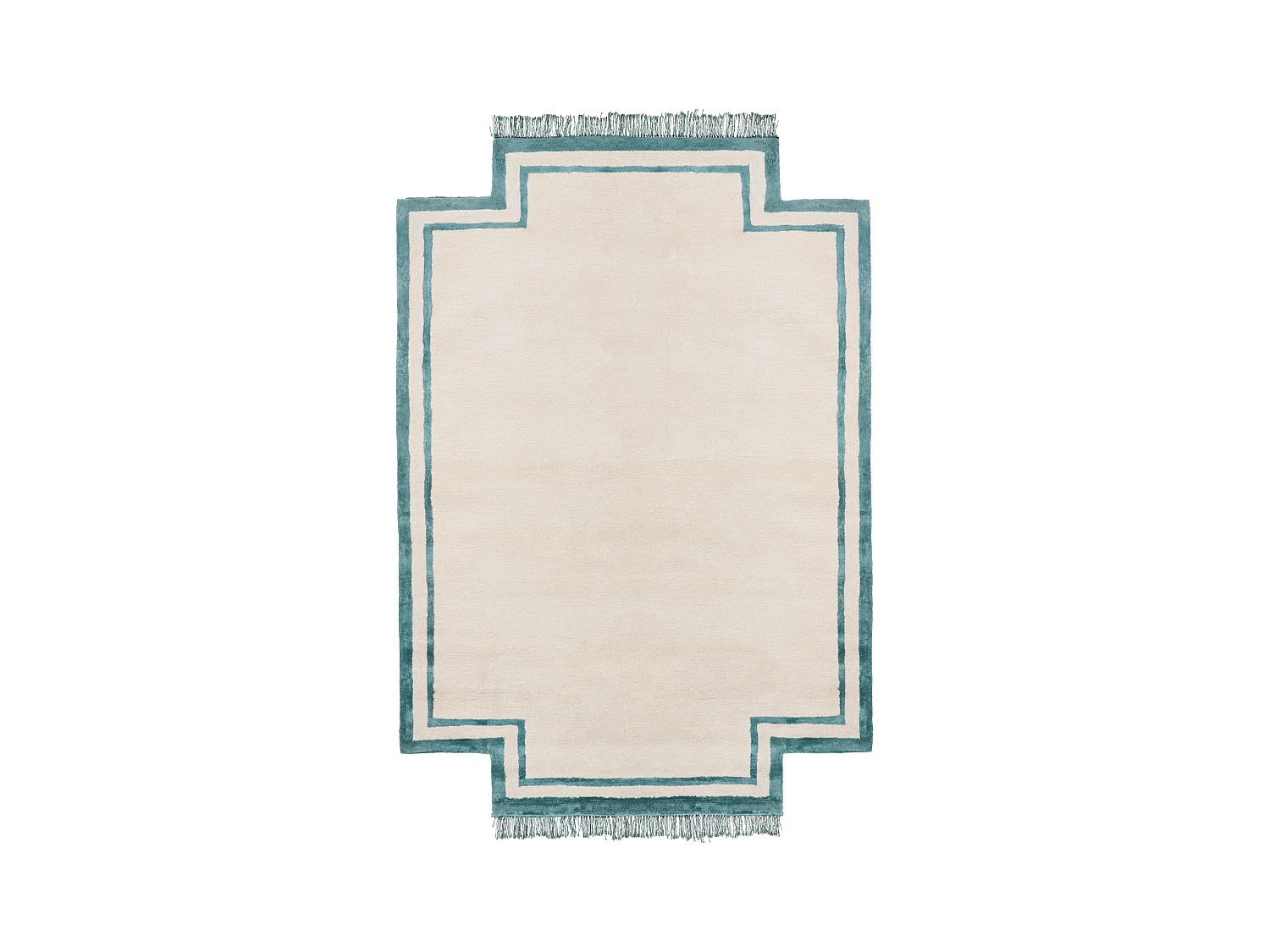 Tapis BERWARI Beige clair 160 x 230 cm Soie artificielle