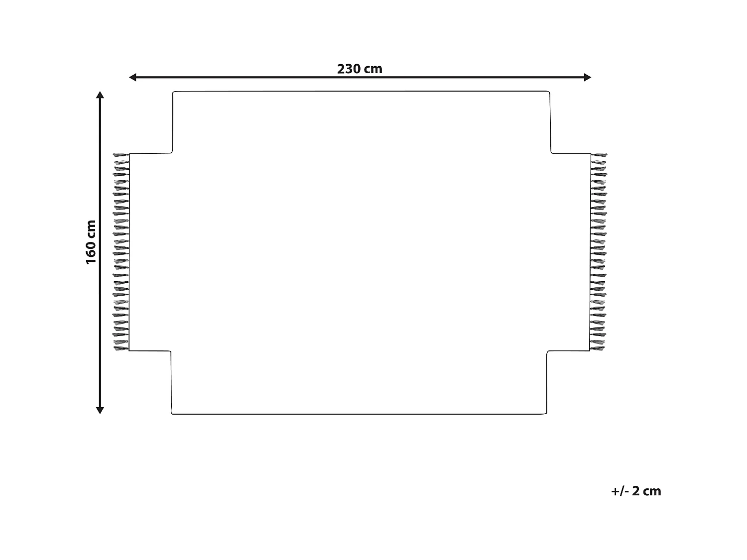 Vloerkleed viscose beige 160 x 230 cm BERWARI