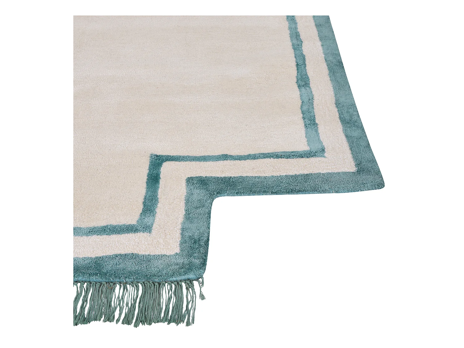 Vloerkleed viscose beige 160 x 230 cm BERWARI