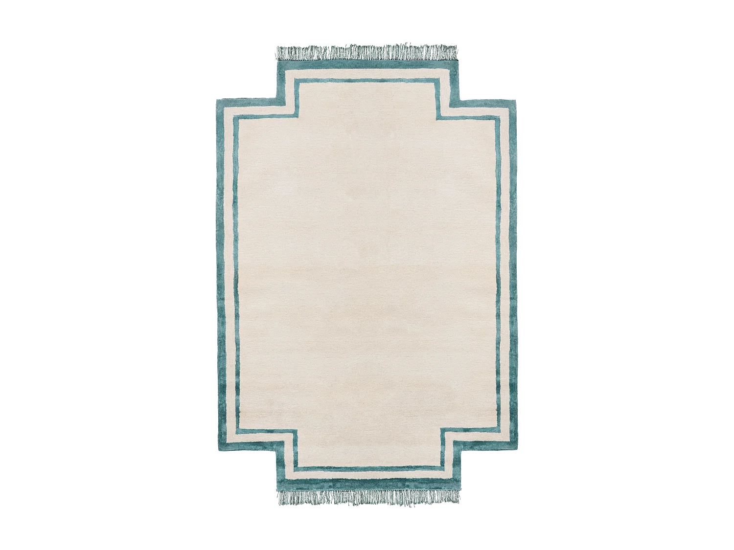 Tapis BERWARI Beige clair 160 x 230 cm Soie artificielle