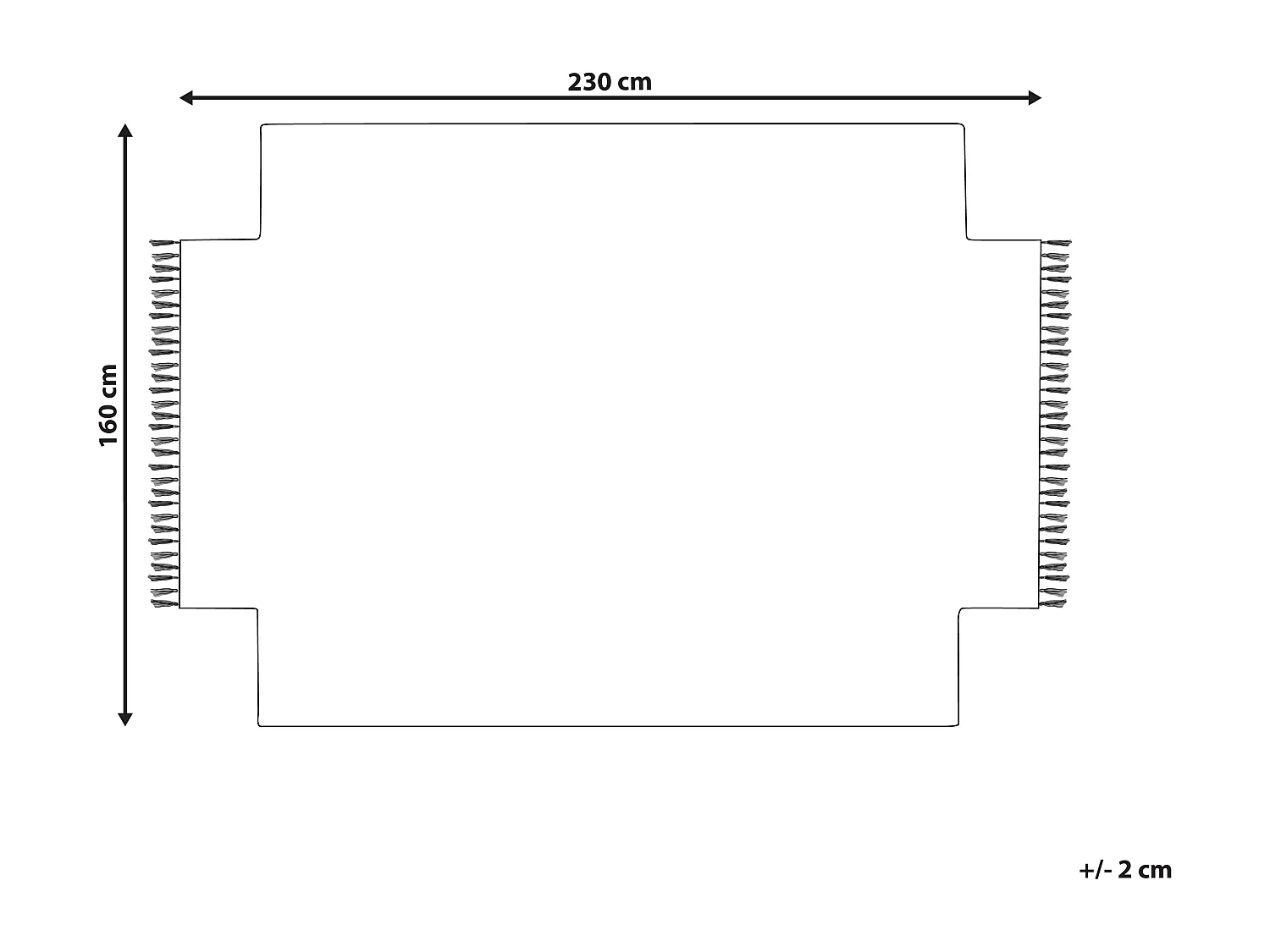 Tapis BERWARI Beige clair 160 x 230 cm Soie artificielle