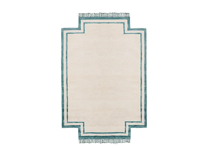 Tapis BERWARI Beige clair 160 x 230 cm Soie artificielle