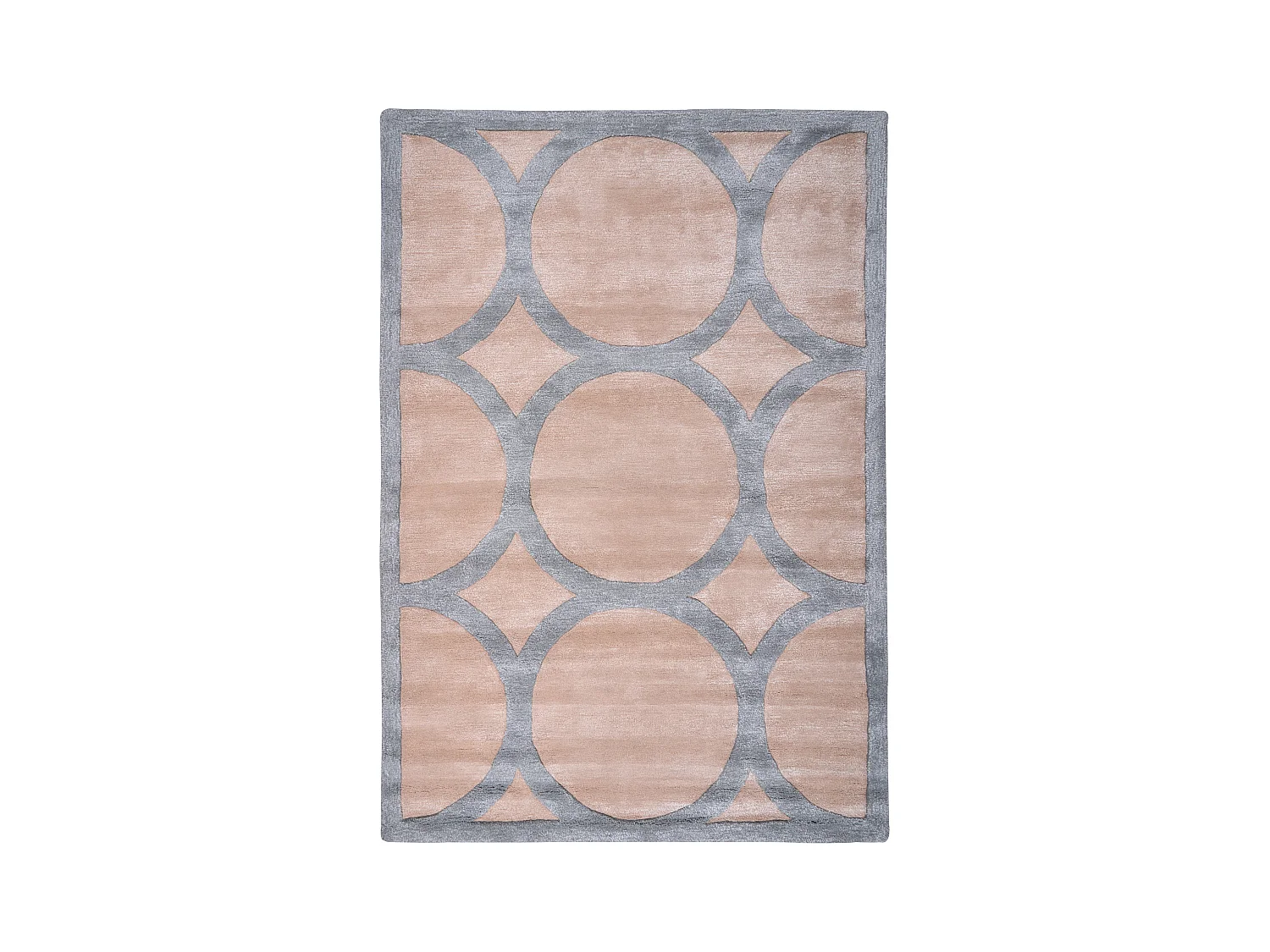 Tapis MALAN Marron clair 160 x 230 cm Soie artificielle