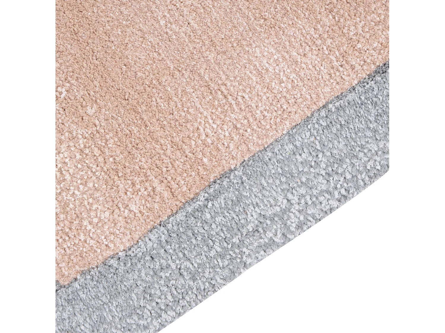 Tappeto viscosa beige e grigio 160 x 230 cm MALAN