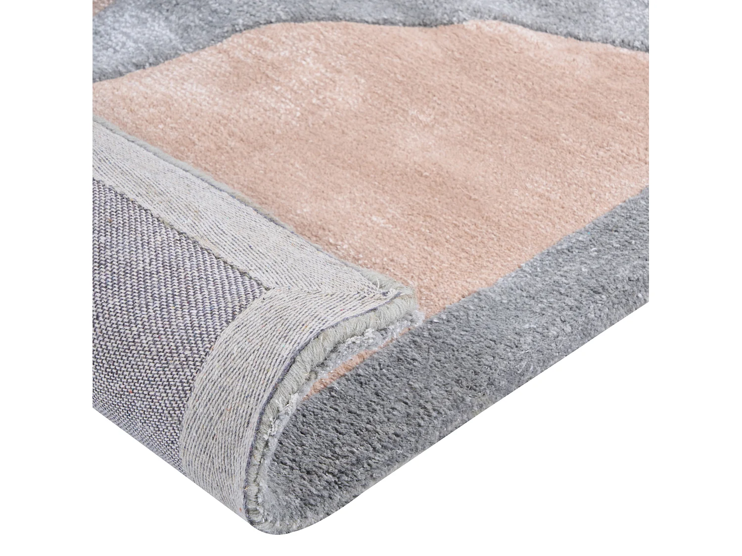 Vloerkleed viscose beige/grijs 160 x 230 cm MALAN