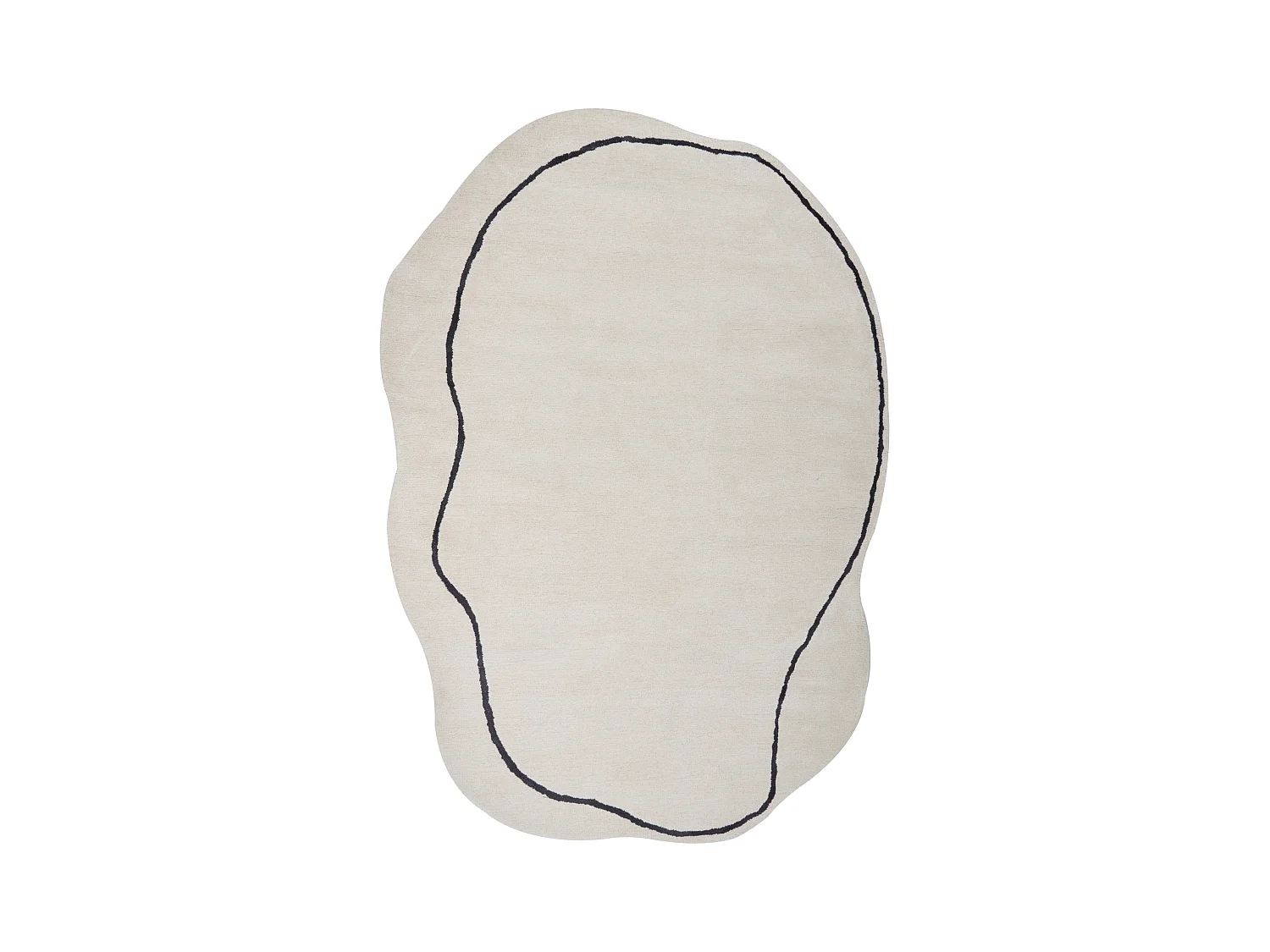 Vloerkleed viscose beige 160 x 230 cm DERA