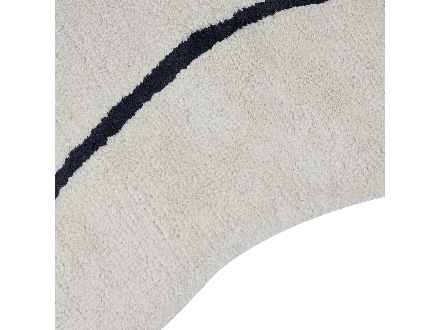 Tapete em viscose creme 160 x 230 cm DERA