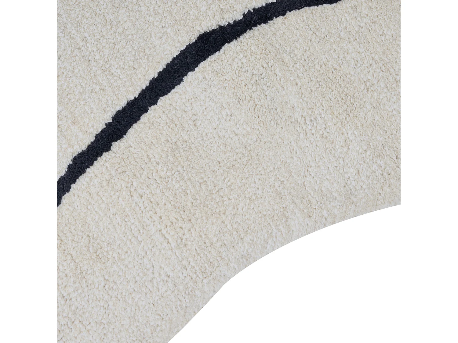 Alfombra de viscosa beige 160 x 230 cm DERA