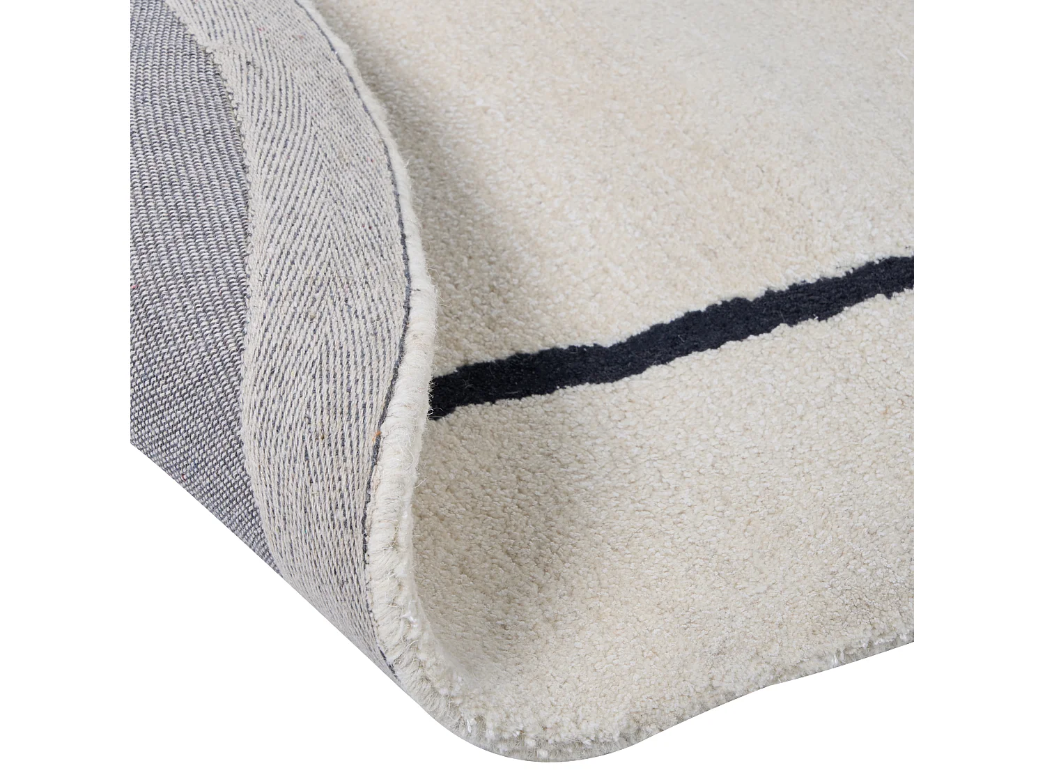Alfombra de viscosa beige 160 x 230 cm DERA