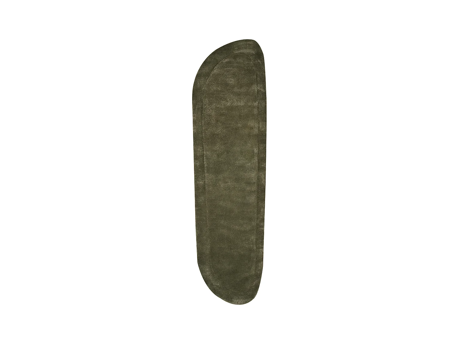 Tapis BERANI Vert foncé 80 x 250 cm Soie artificielle