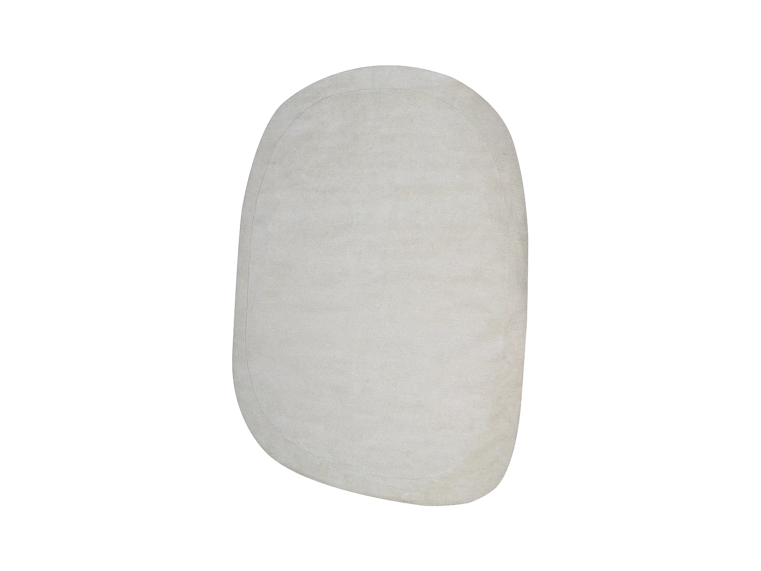 Tapis MITHA Blanc cassé 200 x 300 cm Soie artificielle