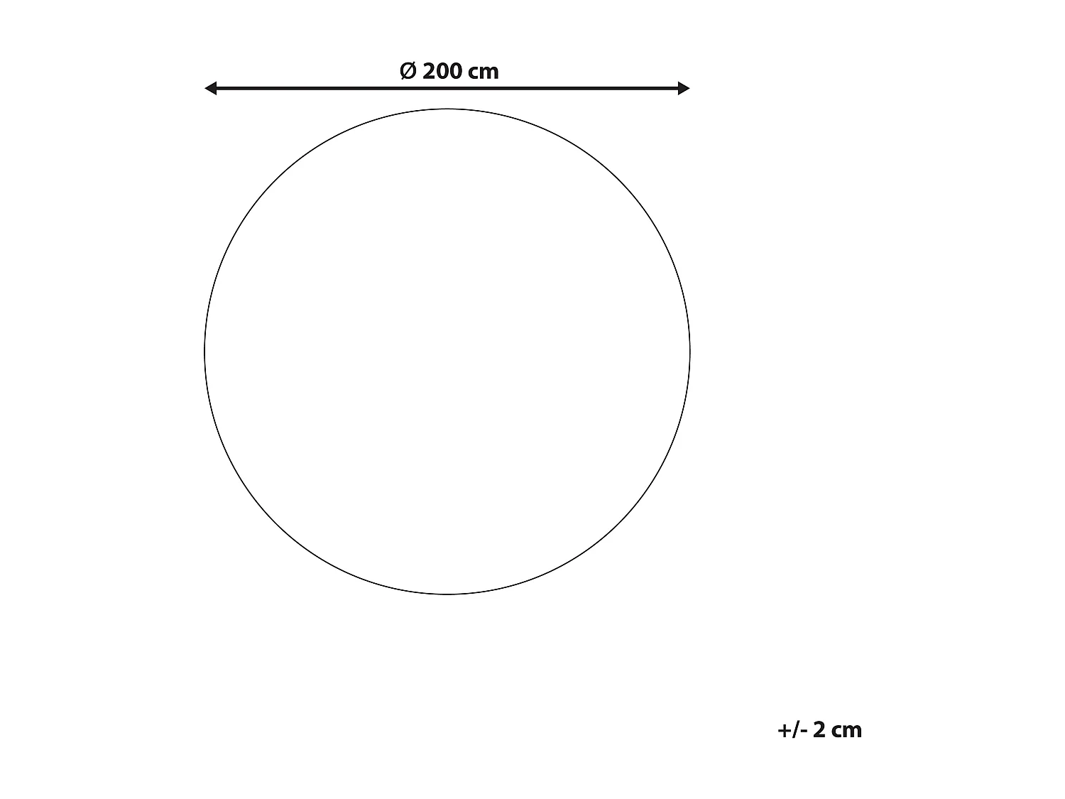 Teppich Viskose beige / schwarz ⌀ 200 cm abstraktes Muster Kurzflor DIGRI