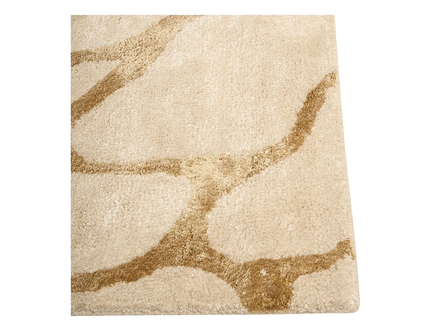 Vloerkleed viscose beige 160 x 230 cm MAKOLA