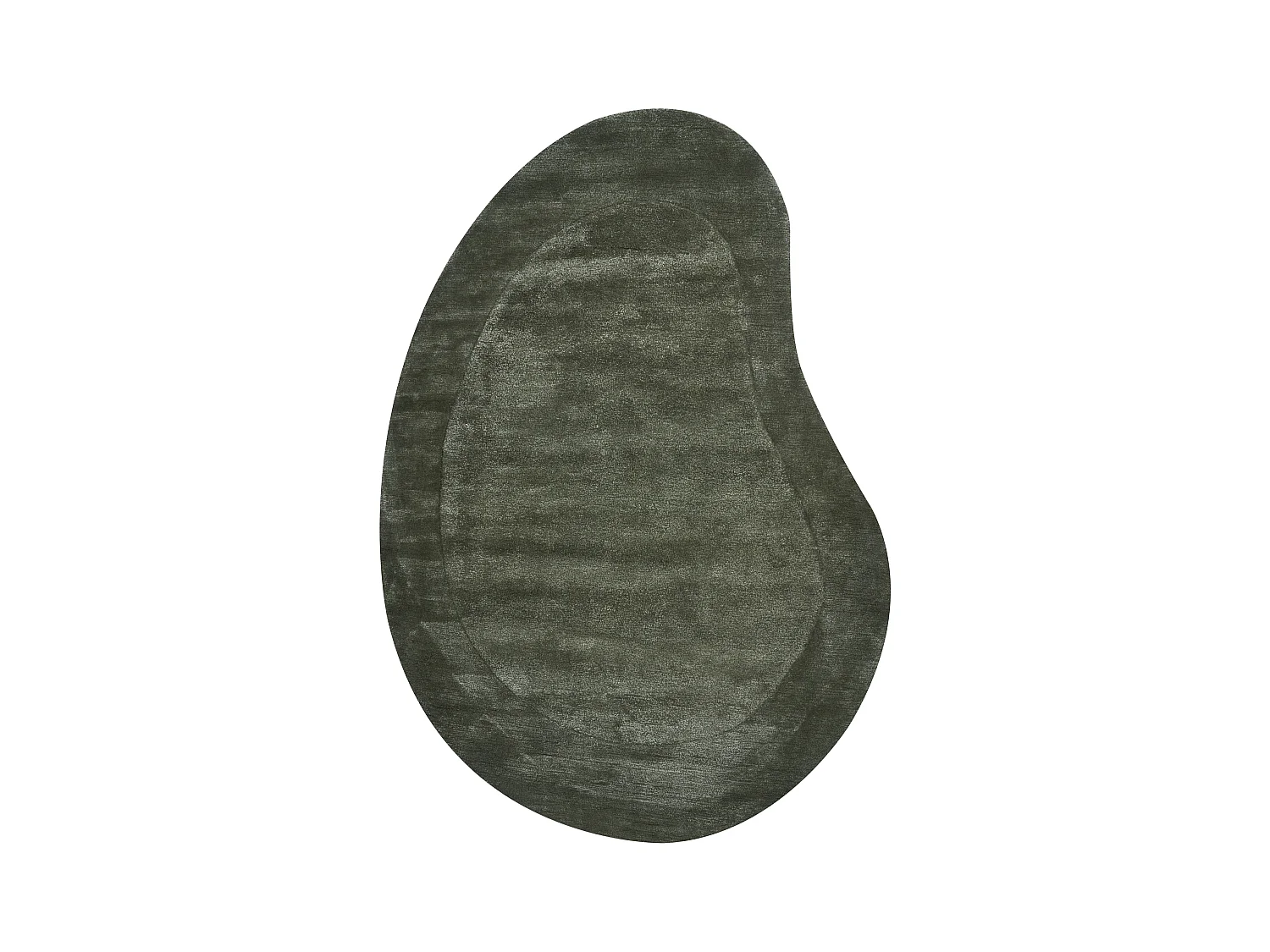 Tapis MASSO Vert foncé 160 x 230 cm Soie artificielle