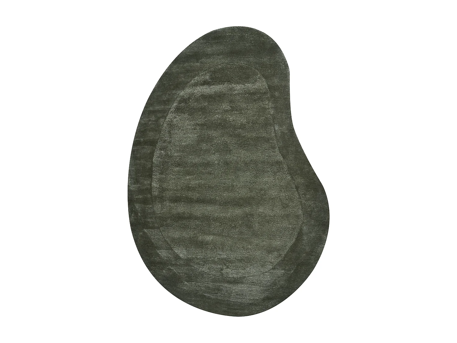 Tapis MASSO Vert foncé 160 x 230 cm Soie artificielle