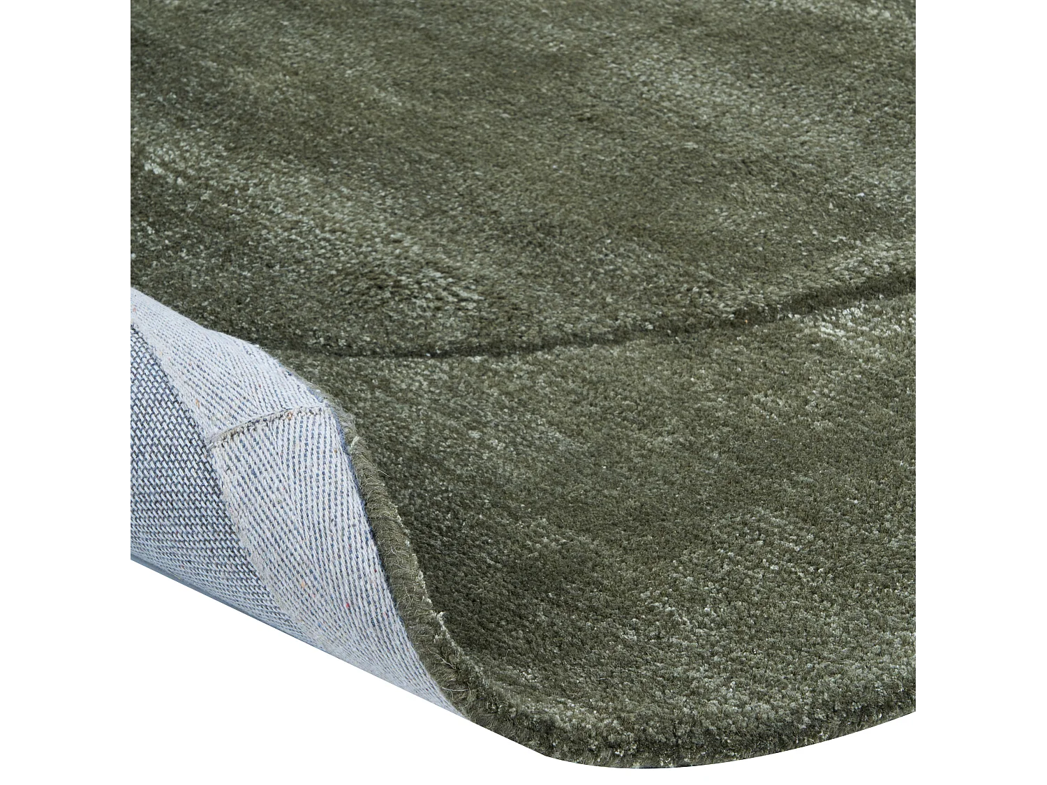 Tapis MASSO Vert foncé 160 x 230 cm Soie artificielle