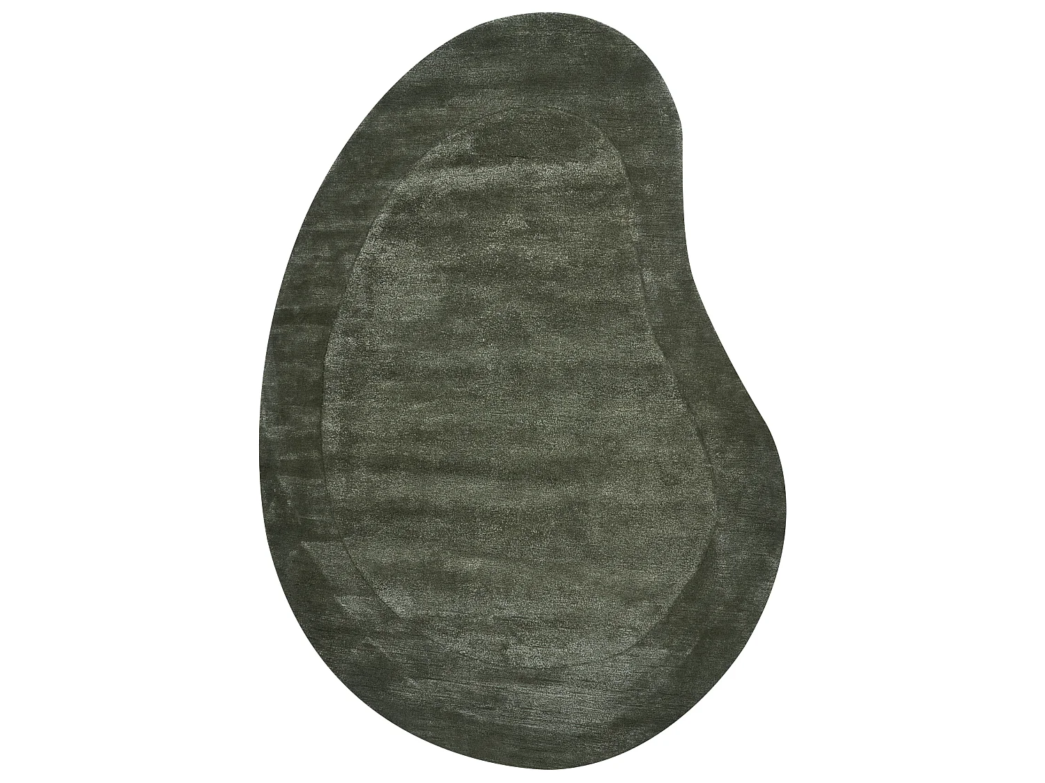 Vloerkleed viscose groen 160 x 230 cm MASSO