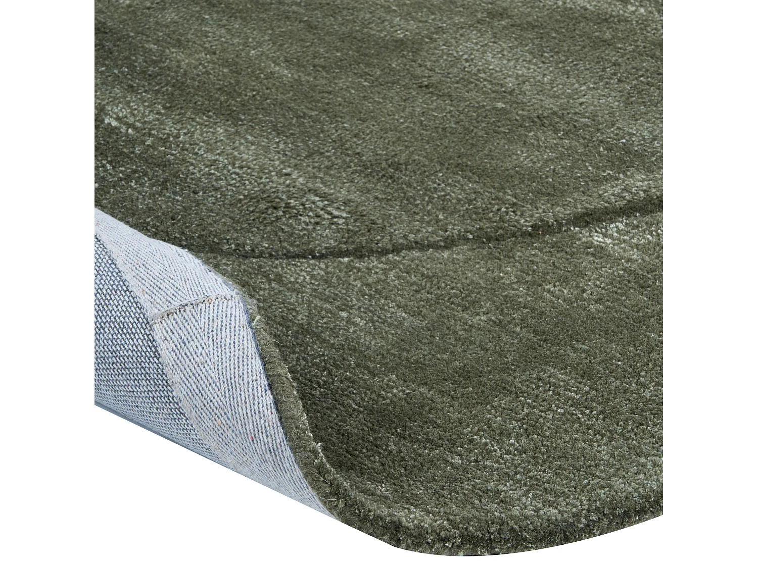 Vloerkleed viscose groen 160 x 230 cm MASSO