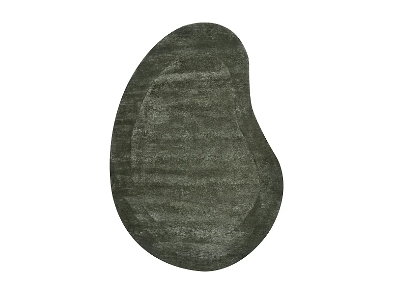 Tappeto viscosa verde 160 x 230 cm MASSO