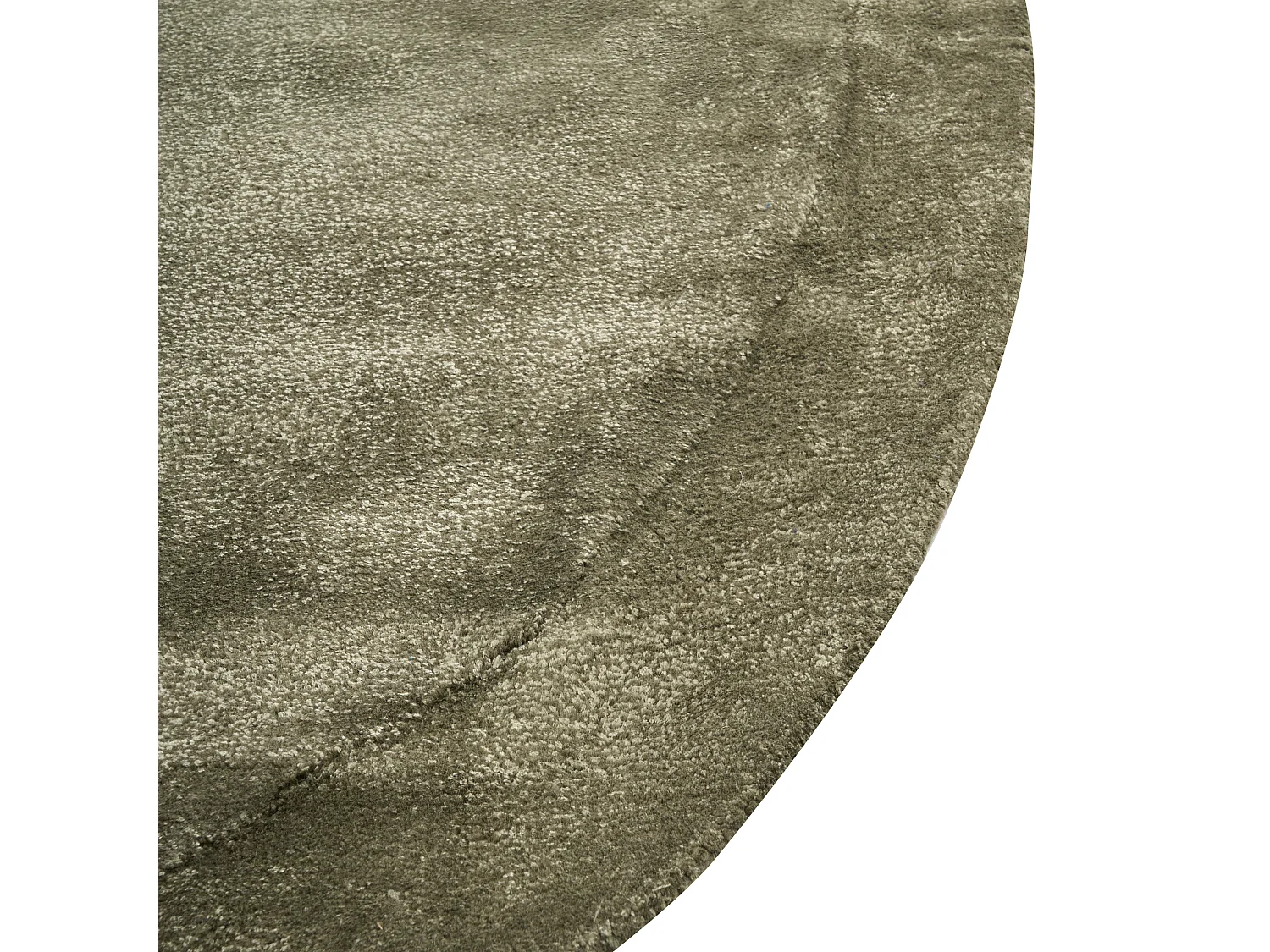 Tapis MITHA Vert olive 200 x 300 cm Soie artificielle