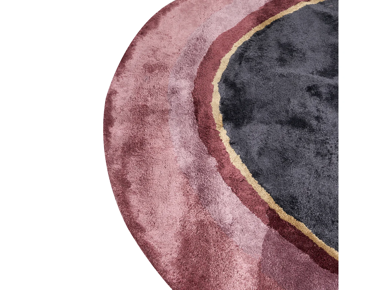 Tapete em viscose preto 160 x 230 cm PITHORO