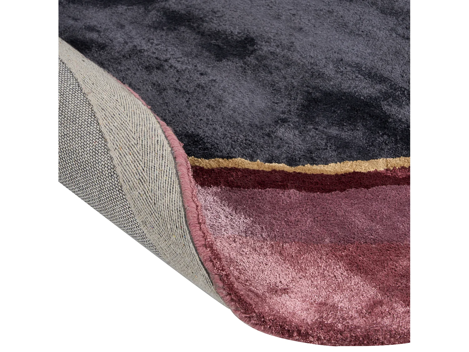 Tapete em viscose preto 160 x 230 cm PITHORO