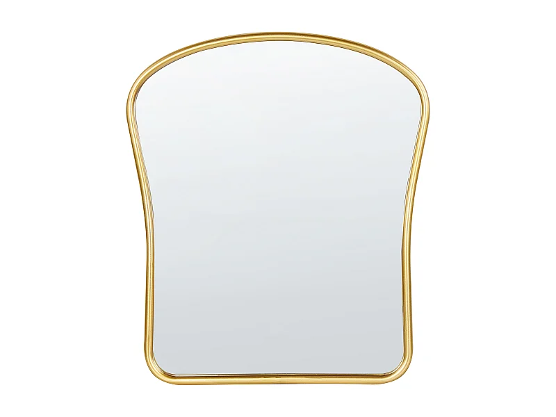 Dekorativer Wandspiegel Glamour Stil Wanddekoration 45 x 52 cm Gold Noth