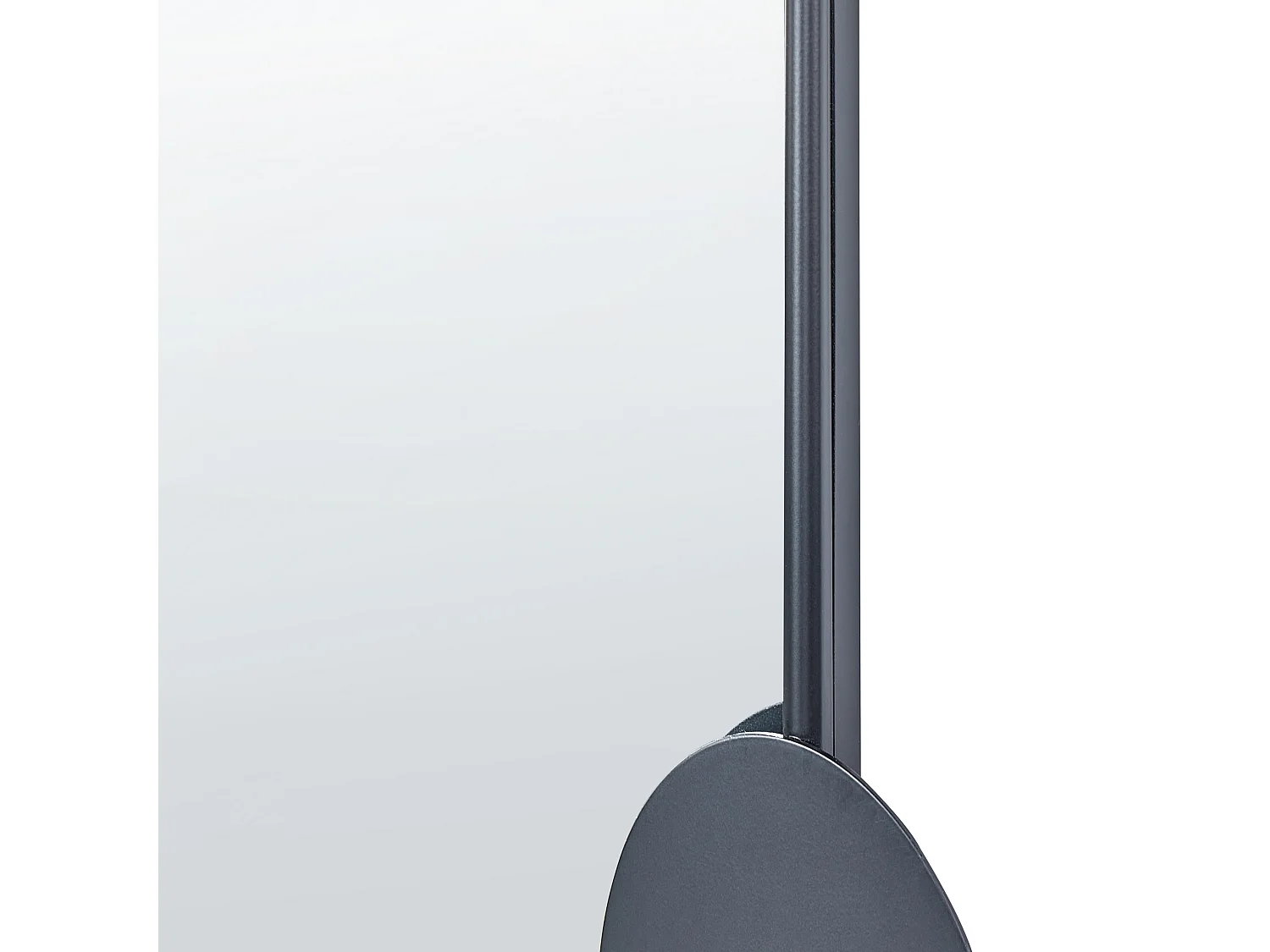 Miroir AULON 69 cm 80 cm Métal Noir
