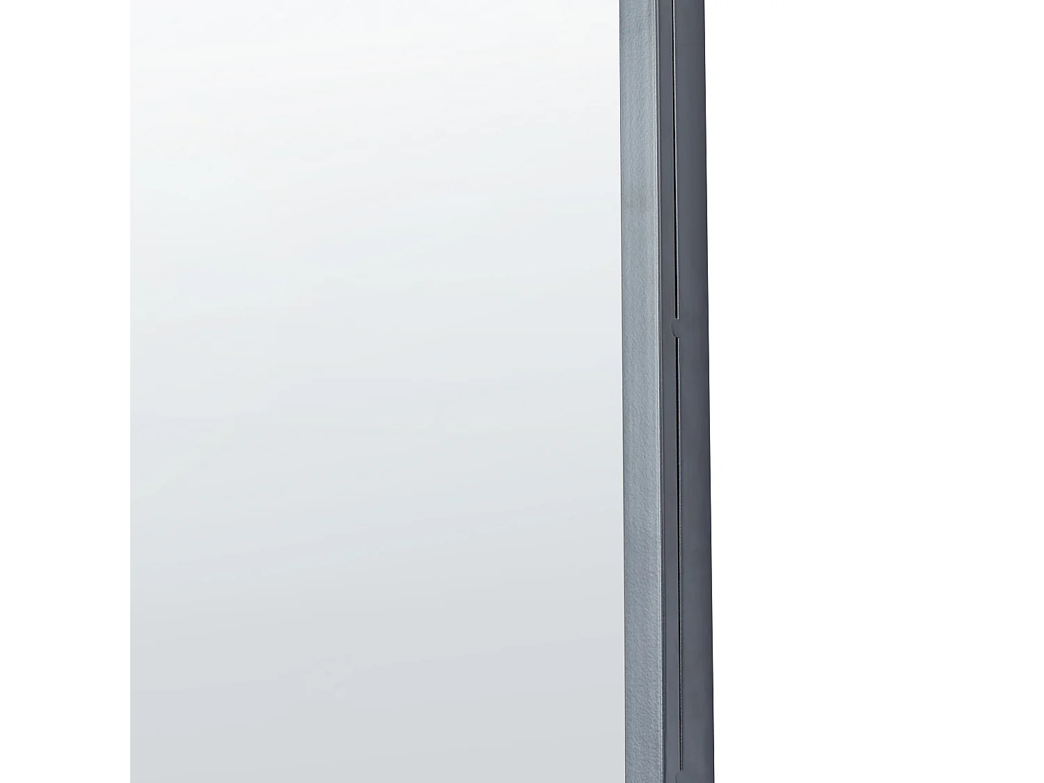 Großer dekorativer Wandspiegel Glamour Stil Dekoration zum Aufhängen 36 x 102 cm Schwarz Trouy