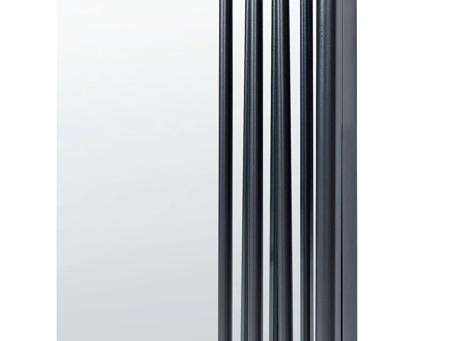 Wandspiegel AJAIN 45 cm 146 cm Metaal Zwart