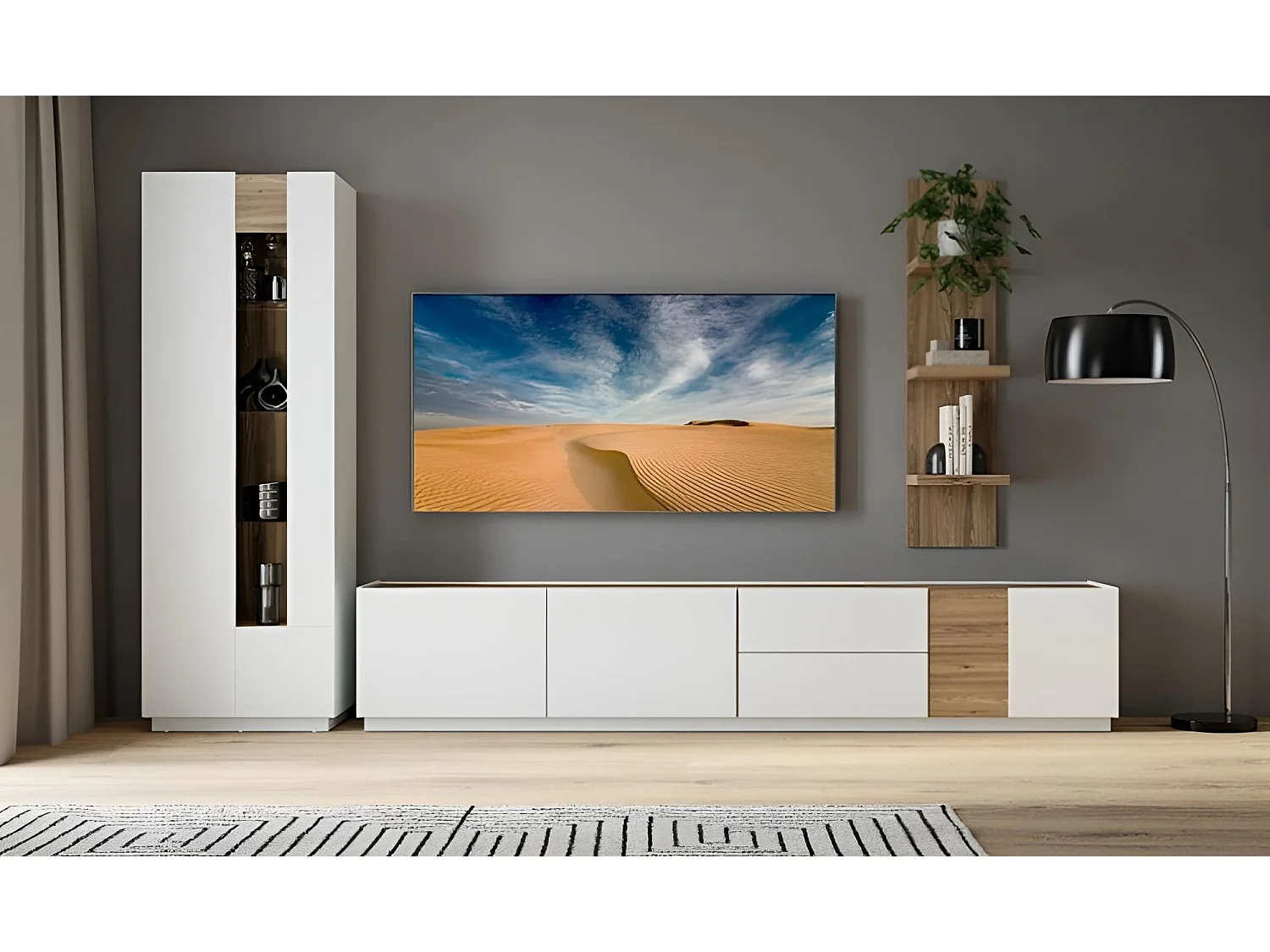 Blanc TV Roman/Blanc&Marron