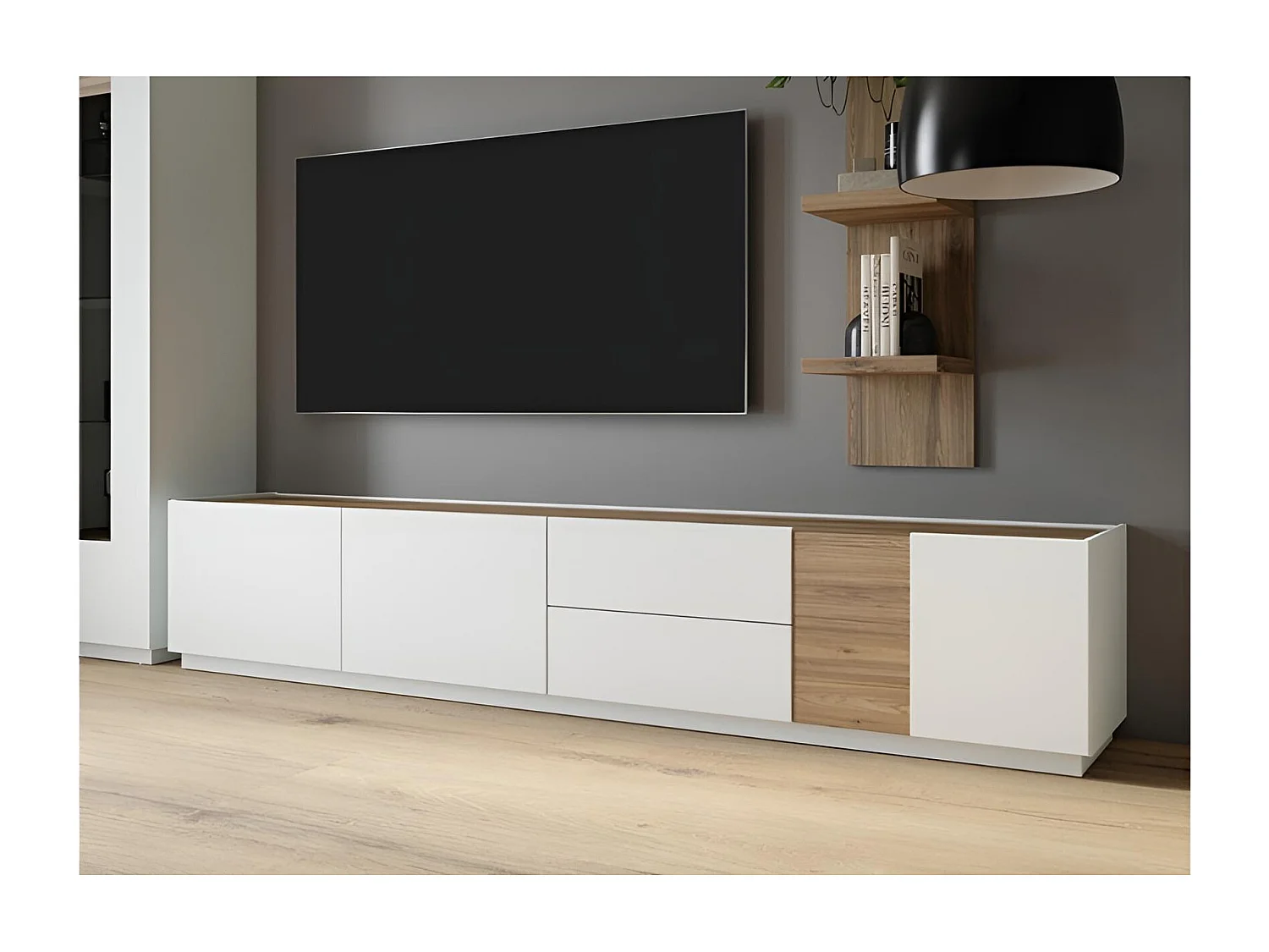 TV Lowboard Roman/Weiss&Braun