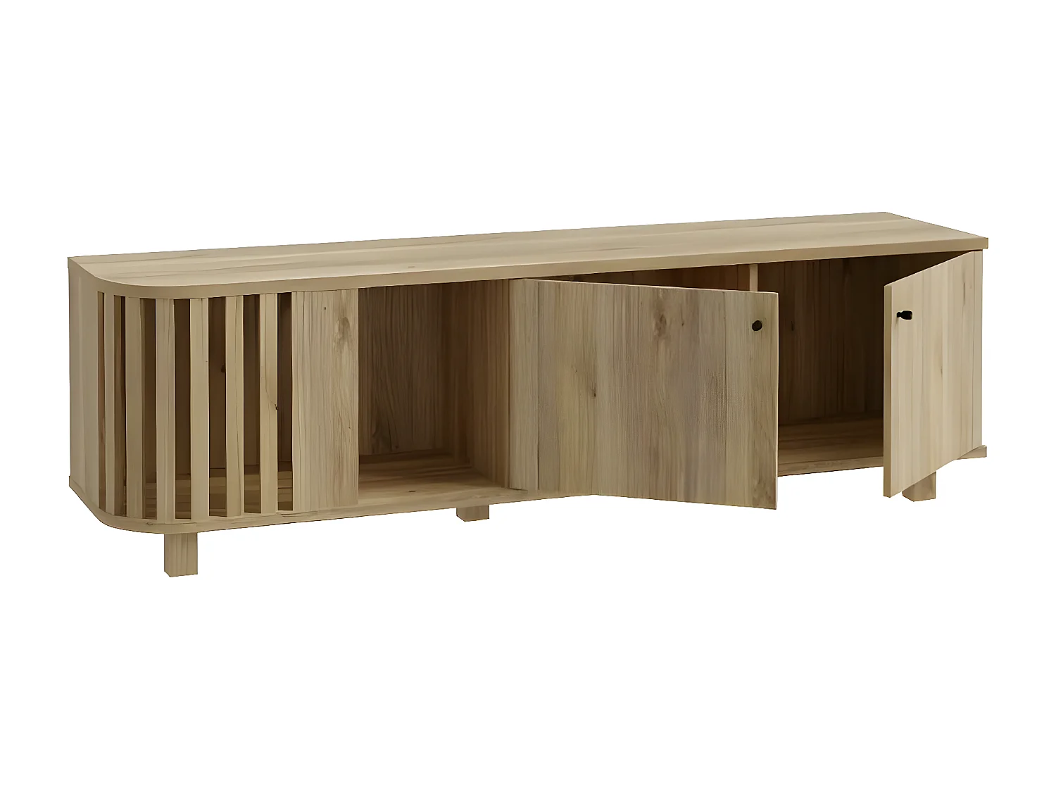 Banc TV Panflury/Artisan/Marron