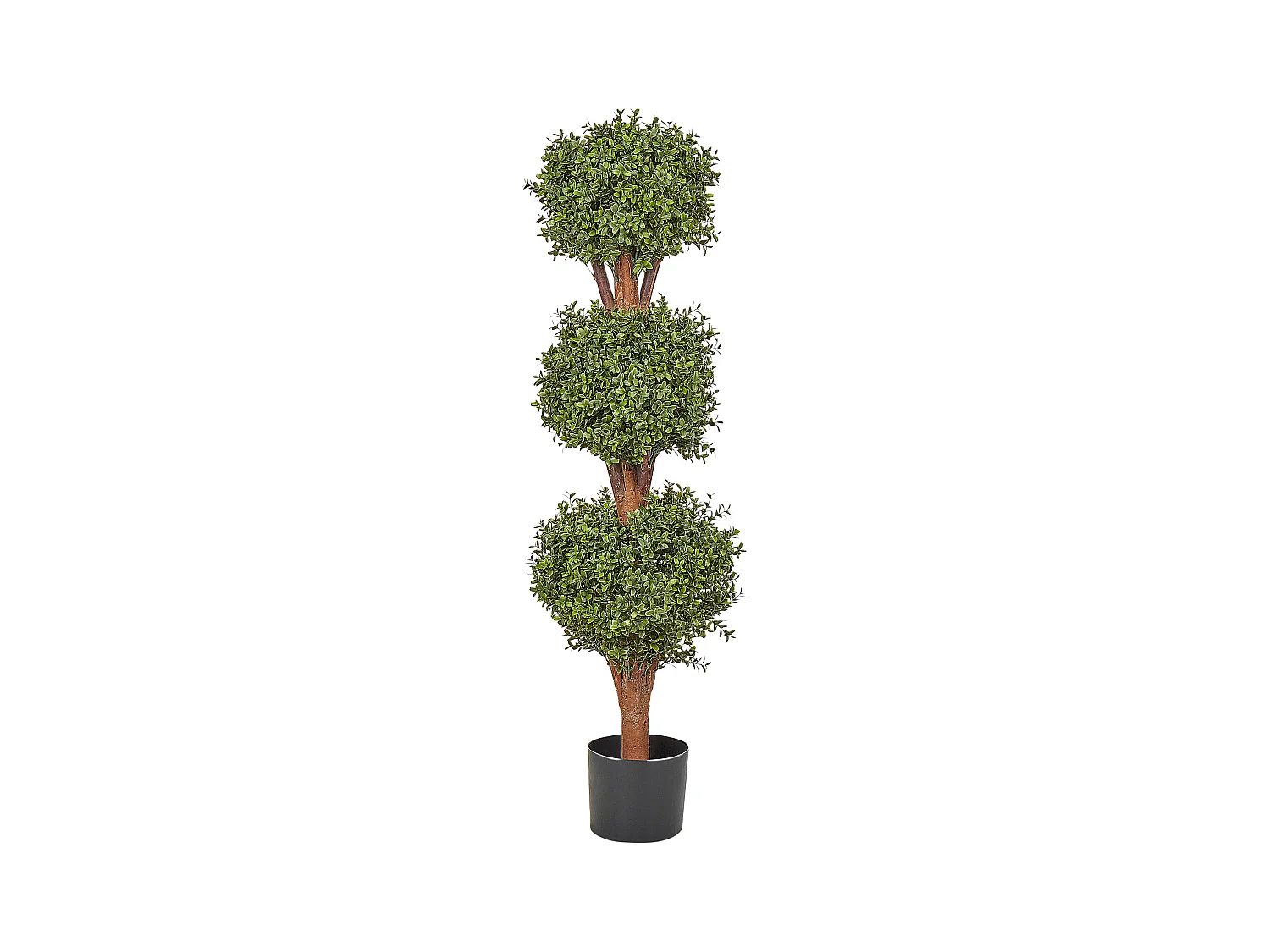 Kunstpflanze im Blumentopf 120 cm BUXUS BALL TREE